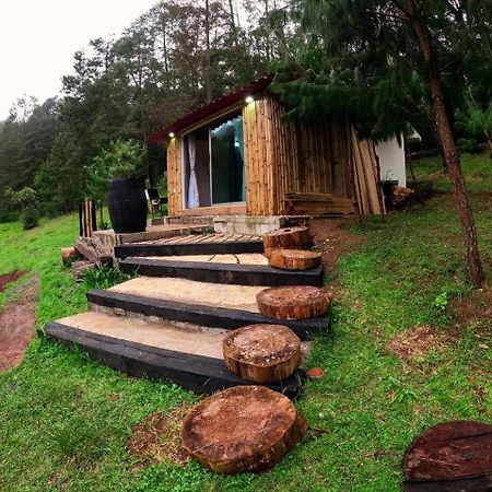 Cabaña romántica en el bosque! Acaxochitlán Exterior foto